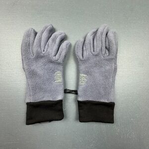 REI Polartec Fleece Gloves Gray Black Small Cold Weather Winter Outdoor Ski Hike